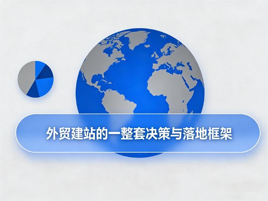 外贸企业建站的一整套决策与落地框架